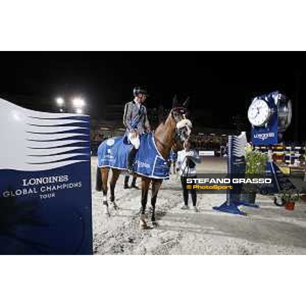 LGCT of Cannes - Grand Prix - Prize giving ceremony - Peder Fredricson (SWE) on Hansson WL - Cannes, Stade des Hesperides - 9 June 2018 - ph.Stefano Grasso/LGCT