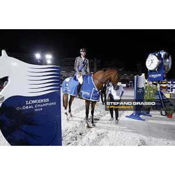 LGCT of Cannes - Grand Prix - Prize giving ceremony - Peder Fredricson (SWE) on Hansson WL - Cannes, Stade des Hesperides - 9 June 2018 - ph.Stefano Grasso/LGCT