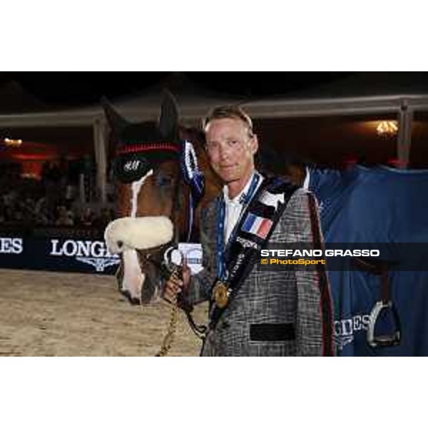 LGCT of Cannes - Grand Prix - Prize giving ceremony - Peder Fredricson (SWE) on Hansson WL - Cannes, Stade des Hesperides - 9 June 2018 - ph.Stefano Grasso/LGCT
