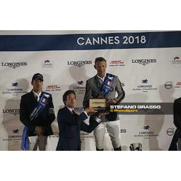 LGCT of Cannes - Grand Prix - Prize giving ceremony - Peder Fredricson (SWE), Armand Vigneras - Cannes, Stade des Hesperides - 9 June 2018 - ph.Stefano Grasso/LGCT