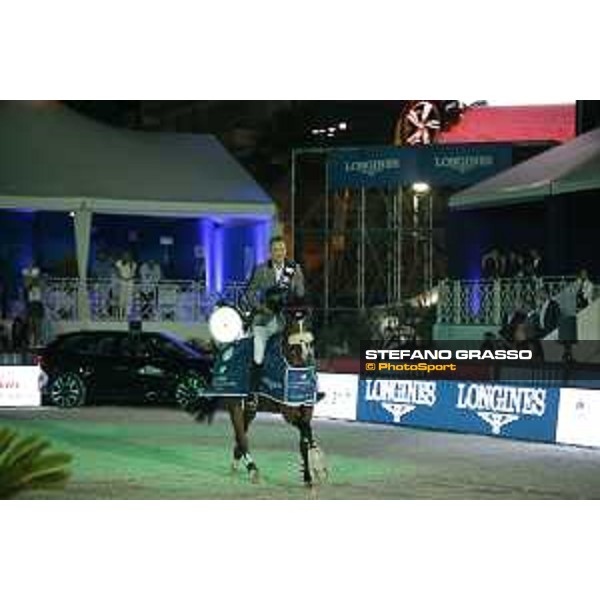 LGCT of Cannes - Grand Prix - Prize giving ceremony - Peder Fredricson (SWE) on Hansson WL - Cannes, Stade des Hesperides - 9 June 2018 - ph.Stefano Grasso/LGCT