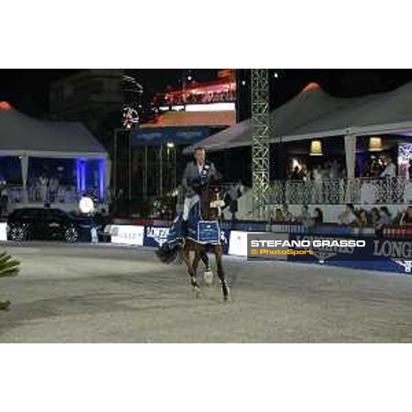 LGCT of Cannes - Grand Prix - Prize giving ceremony - Peder Fredricson (SWE) on Hansson WL - Cannes, Stade des Hesperides - 9 June 2018 - ph.Stefano Grasso/LGCT