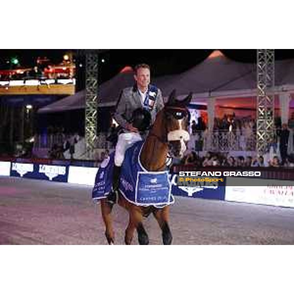 LGCT of Cannes - Grand Prix - Prize giving ceremony - Peder Fredricson (SWE) on Hansson WL - Cannes, Stade des Hesperides - 9 June 2018 - ph.Stefano Grasso/LGCT