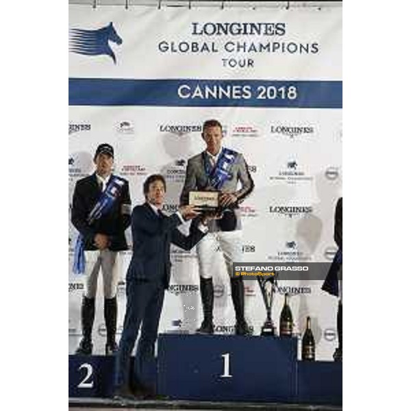 LGCT of Cannes - Grand Prix - Prize giving ceremony - Peder Fredricson (SWE), Armand Vigneras - Cannes, Stade des Hesperides - 9 June 2018 - ph.Stefano Grasso/LGCT