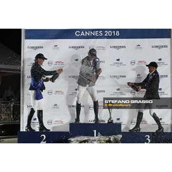 LGCT of Cannes - Grand Prix - Prize giving ceremony - Champagne shower - Cannes, Stade des Hesperides - 9 June 2018 - ph.Stefano Grasso/LGCT
