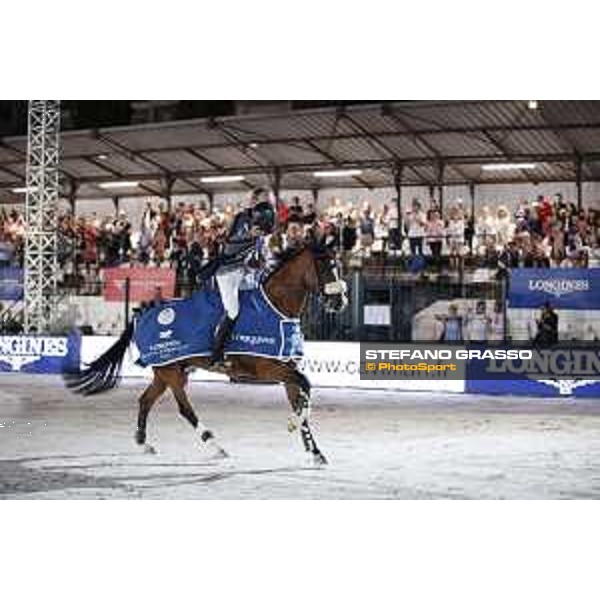 LGCT of Cannes - Grand Prix - Prize giving ceremony - Peder Fredricson (SWE) on Hansson WL - Cannes, Stade des Hesperides - 9 June 2018 - ph.Stefano Grasso/LGCT