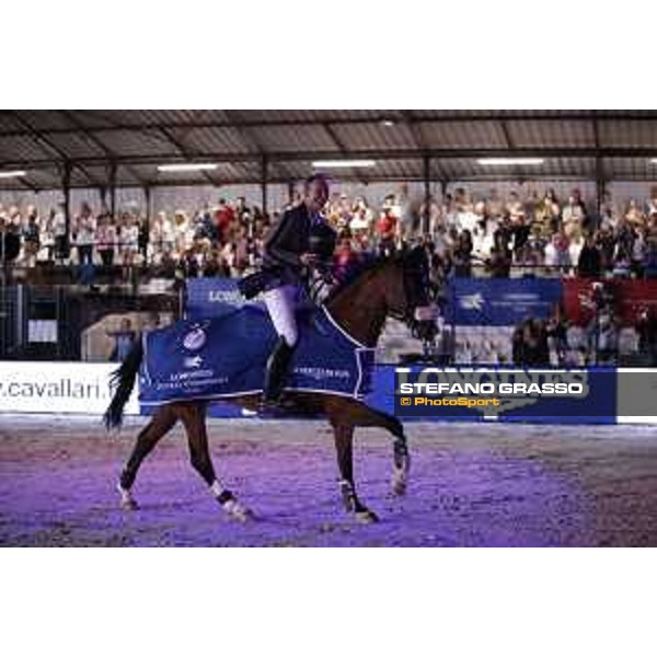LGCT of Cannes - Grand Prix - Prize giving ceremony - Peder Fredricson (SWE) on Hansson WL - Cannes, Stade des Hesperides - 9 June 2018 - ph.Stefano Grasso/LGCT