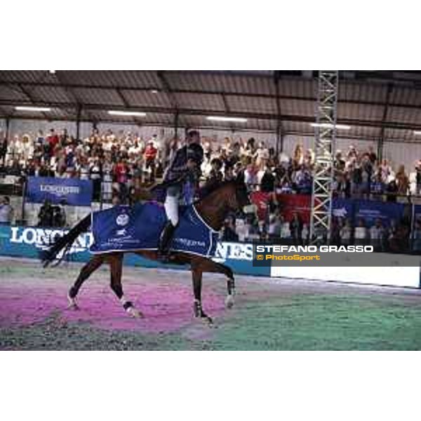 LGCT of Cannes - Grand Prix - Prize giving ceremony - Peder Fredricson (SWE) on Hansson WL - Cannes, Stade des Hesperides - 9 June 2018 - ph.Stefano Grasso/LGCT