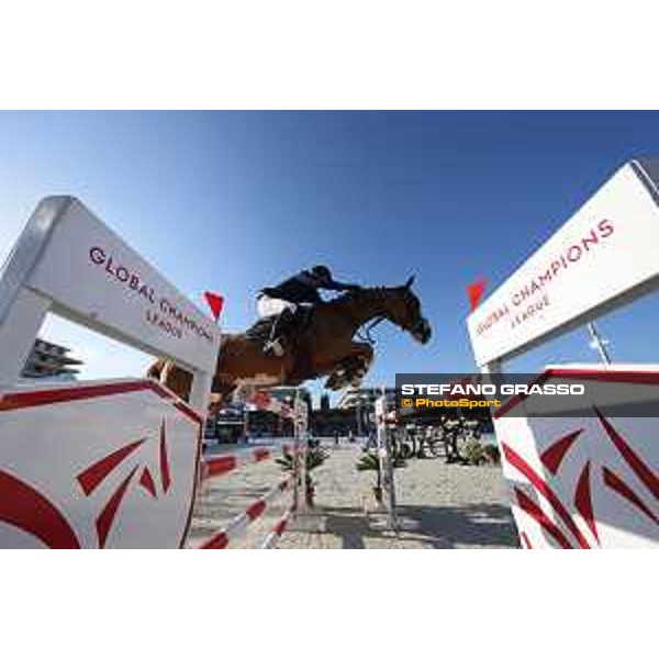 LGCT of Cannes - Class 14 - Cedric Angot (FRA) on Talent des Moitiers - Cannes, Stade des Hesperides - 9 June 2018 - ph.Stefano Grasso/LGCT