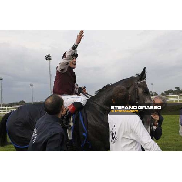 Cima the Triomphe\'s connection after winning the 125¡ DErby Italiano Rome, 11th may 2008 ph. Stefano Grasso