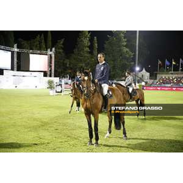 LGCT of Cascais-Estoril - Class 2 - Prize giving ceremony - Gregory Wathelet (BEL) on Qualido - Cascais-Estoril, Hipodromo Manuel Possolo, 14 June 2018 - ph.Stefano Grasso/LGCT