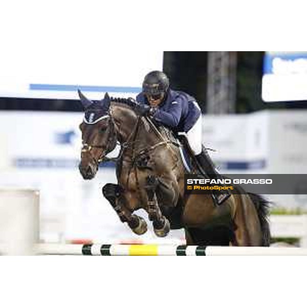 LGCT of Cascais-Estoril - Class 2 - Sameh El Dahan (EGY) on Quick Z - Cascais-Estoril, Hipodromo Manuel Possolo, 14 June 2018 - ph.Stefano Grasso/LGCT