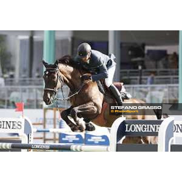 LGCT of Cascais-Estoril - Class 3 - Romain Duguet (SUI) on Ubiana d\'Albain - Cascais-Estoril, Hipodromo Manuel Possolo, 15 June 2018 - ph.Stefano Grasso/LGCT