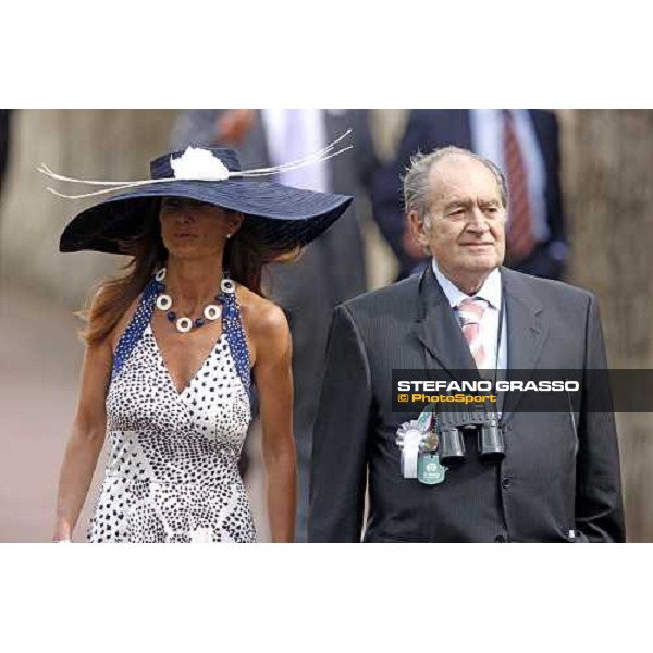Cristiana Brivio Sforza and Franco Polidori at the 125¡ Derby Italiano Rome, 11th may 2008 ph. Stefano Grasso