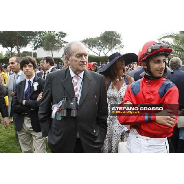 Franco Polidori, Cristiana Brivio Sforza and Alberto Sanna in the parade ring of the 125¡ Derby Italiano Rome, 11th may 2008 ph. Stefano Grasso
