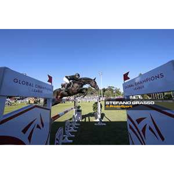 LGCT of Cascais-Estoril - Class 5 - Emily Moffitt (GBR) on Copain du Perchet CH - Cascais-Estoril, Hipodromo Manuel Possolo, 16 June 2018 - ph.Stefano Grasso/LGCT