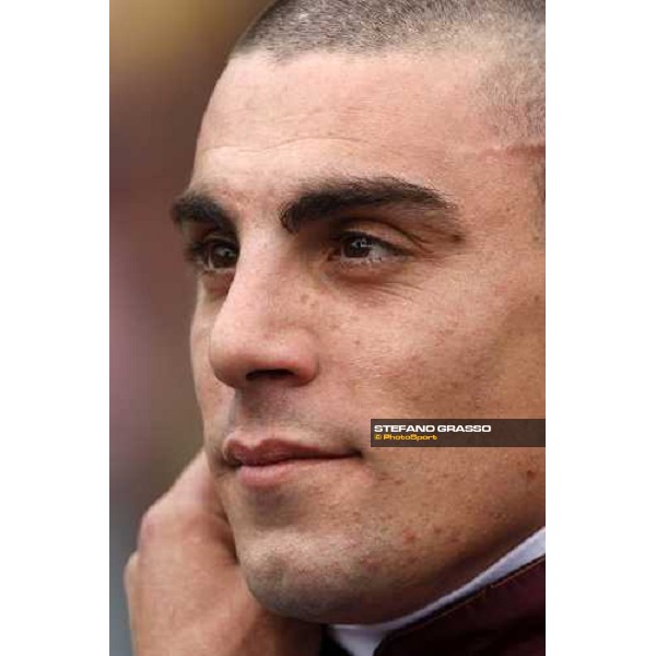 a close up for Silvano Mulas after winning the 125¡ Derby Italiano Rome, 11th may 2008 ph. Stefano Grasso