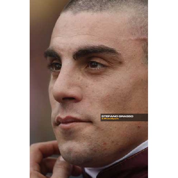 a close up for Silvano Mulas after winning the 125¡ Derby Italiano Rome, 11th may 2008 ph. Stefano Grasso