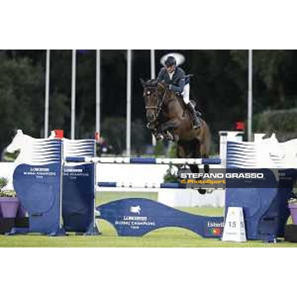 LGCT of Cascais-Estoril - Class 4 - Romain Duguet (SUI) on Ubiana d\'Albain - Cascais-Estoril, Hipodromo Manuel Possolo, 15 June 2018 - ph.Stefano Grasso/LGCT