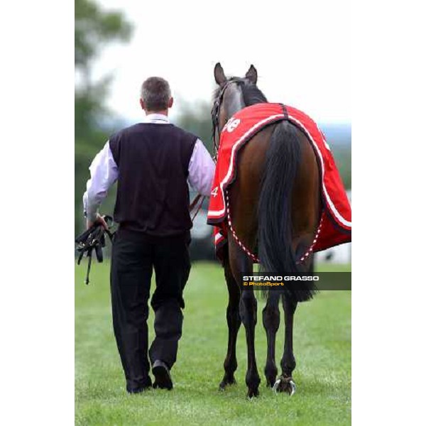 Ouija Board winner of The Vodafone Oaks comes back to the stable Epsom 4th june 2004 ph. Stefano Grasso