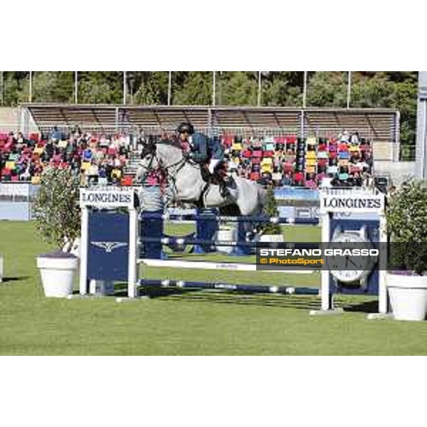LGCT of Cascais-Estoril - Class 1 - Simon Delestre (FRA) on Filou Carlo Zimequest - Cascais-Estoril, Hipodromo Manuel Possolo, 14 June 2018 - ph.Stefano Grasso/LGCT