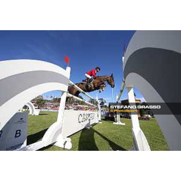 LGCT of Cascais-Estoril - Class 1 - Carlos Enrique Lopez Lizarazo (COL) on Ulhane de Conde - Cascais-Estoril, Hipodromo Manuel Possolo, 14 June 2018 - ph.Stefano Grasso/LGCT