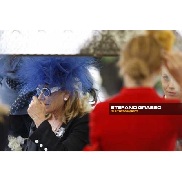 fashion hats at the 125¡ Derby Italiano Rome, 11th may 2008 ph. Stefano Grasso