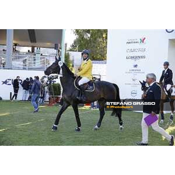 LGCT of Cascais-Estoril - Class 1 - Prize giving ceremony - Yuri Mansur (BRA) on Amor - Cascais-Estoril, Hipodromo Manuel Possolo, 14 June 2018 - ph.Stefano Grasso/LGCT