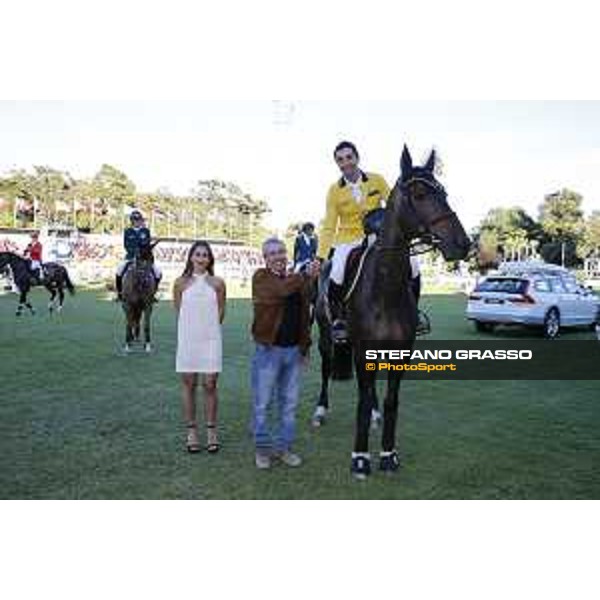 LGCT of Cascais-Estoril - Class 1 - Prize giving ceremony - Yuri Mansur (BRA) on Amor - Cascais-Estoril, Hipodromo Manuel Possolo, 14 June 2018 - ph.Stefano Grasso/LGCT