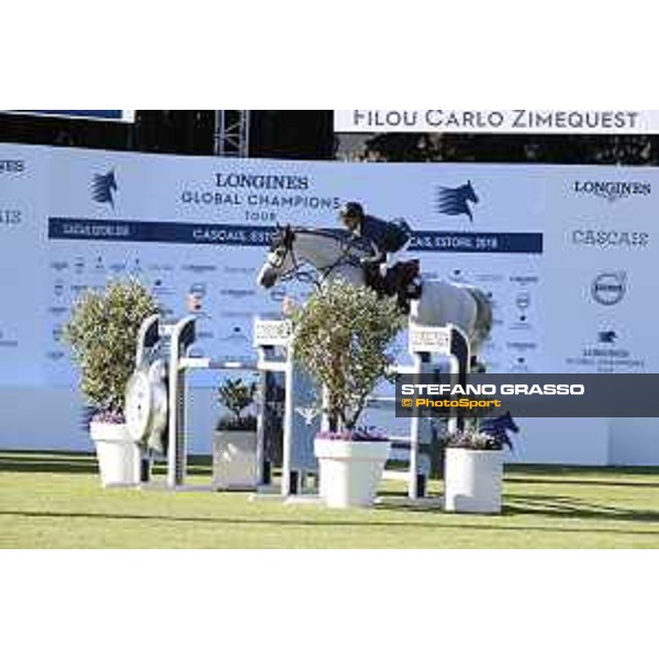 LGCT of Cascais-Estoril - Class 1 - Simon Delestre (FRA) on Filou Carlo Zimequest - Cascais-Estoril, Hipodromo Manuel Possolo, 14 June 2018 - ph.Stefano Grasso/LGCT