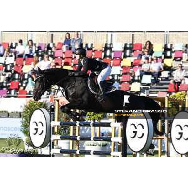 LGCT of Cascais-Estoril - Class 1 - Emily Moffitt (GBR) on Copain du Perchet CH - Cascais-Estoril, Hipodromo Manuel Possolo, 14 June 2018 - ph.Stefano Grasso/LGCT