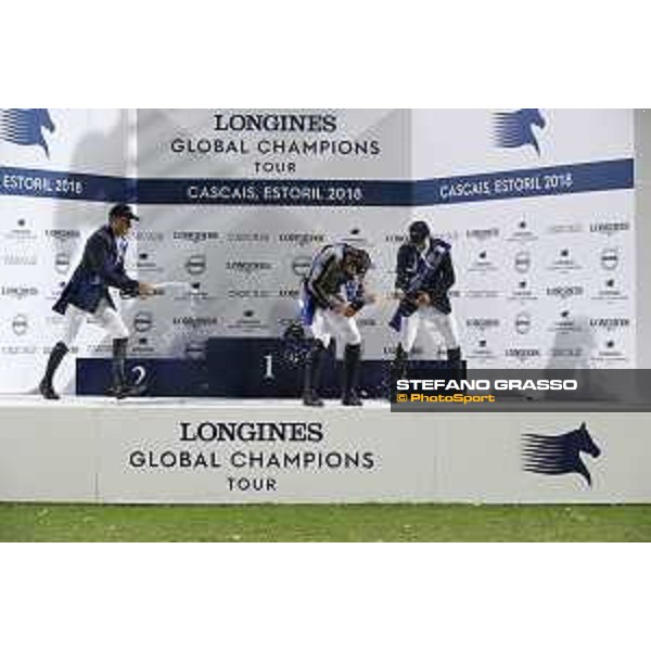 LGCT of Cascais-Estoril - Grand Prix - Prize giving ceremony - Champagne shower - Cascais-Estoril, Hipodromo Manuel Possolo, 16 June 2018 - ph.Stefano Grasso/LGCT