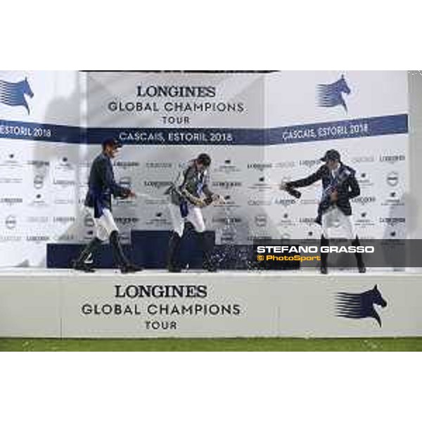 LGCT of Cascais-Estoril - Grand Prix - Prize giving ceremony - Champagne shower - Cascais-Estoril, Hipodromo Manuel Possolo, 16 June 2018 - ph.Stefano Grasso/LGCT