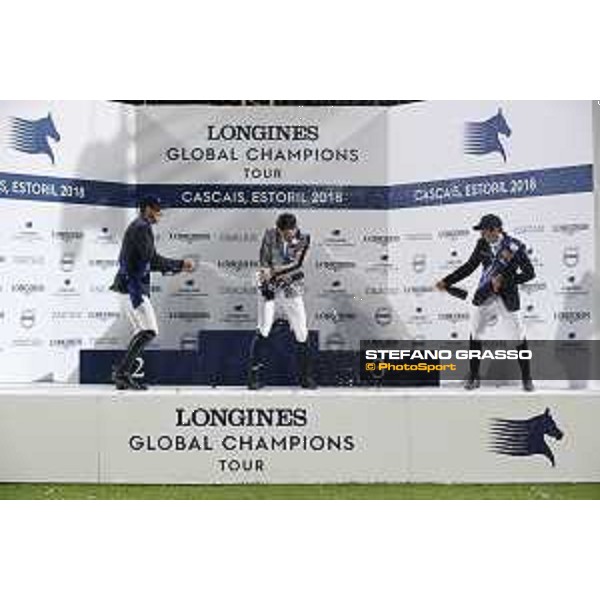 LGCT of Cascais-Estoril - Grand Prix - Prize giving ceremony - Champagne shower - Cascais-Estoril, Hipodromo Manuel Possolo, 16 June 2018 - ph.Stefano Grasso/LGCT