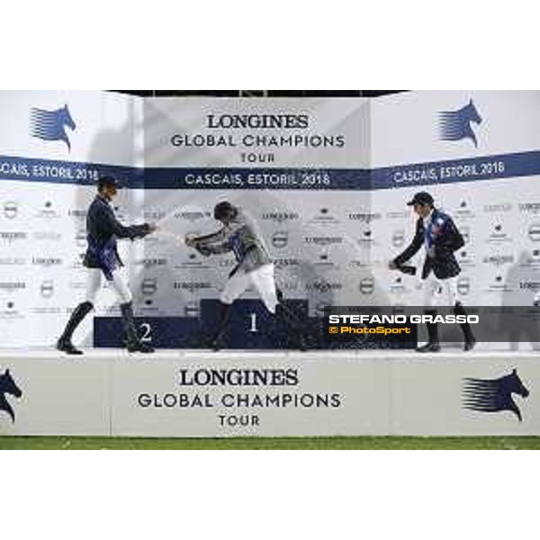 LGCT of Cascais-Estoril - Grand Prix - Prize giving ceremony - Champagne shower - Cascais-Estoril, Hipodromo Manuel Possolo, 16 June 2018 - ph.Stefano Grasso/LGCT