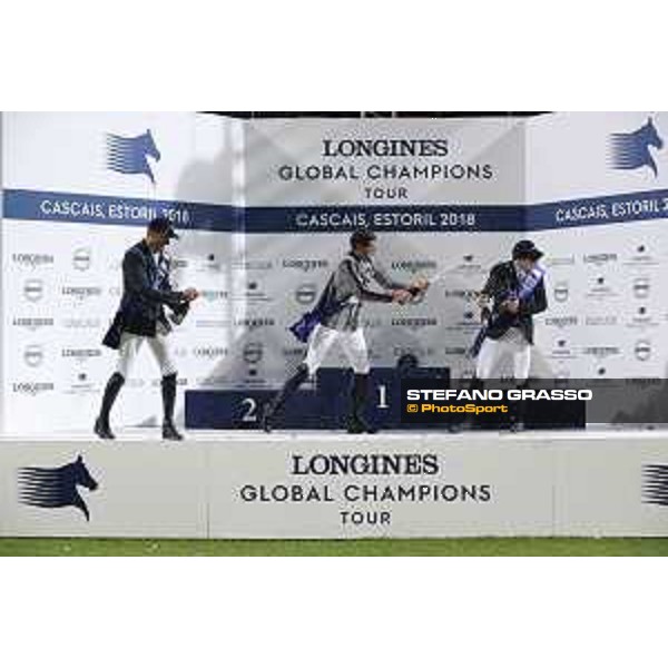 LGCT of Cascais-Estoril - Grand Prix - Prize giving ceremony - Champagne shower - Cascais-Estoril, Hipodromo Manuel Possolo, 16 June 2018 - ph.Stefano Grasso/LGCT