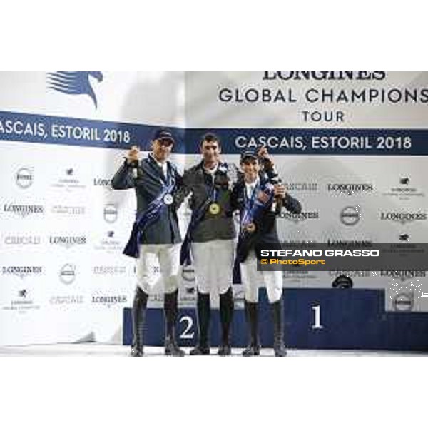 LGCT of Cascais-Estoril - Grand Prix - Gregory Wathelet (BEL), Nicola Philippaerts (BEL), Eduardo Alvarez Aznar (ESP) - Cascais-Estoril, Hipodromo Manuel Possolo, 16 June 2018 - ph.Stefano Grasso/LGCT