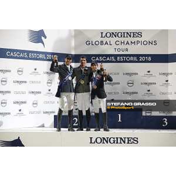 LGCT of Cascais-Estoril - Grand Prix - Gregory Wathelet (BEL), Nicola Philippaerts (BEL), Eduardo Alvarez Aznar (ESP) - Cascais-Estoril, Hipodromo Manuel Possolo, 16 June 2018 - ph.Stefano Grasso/LGCT