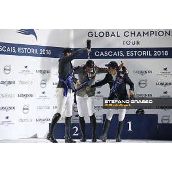 LGCT of Cascais-Estoril - Grand Prix - Gregory Wathelet (BEL), Nicola Philippaerts (BEL), Eduardo Alvarez Aznar (ESP) - Cascais-Estoril, Hipodromo Manuel Possolo, 16 June 2018 - ph.Stefano Grasso/LGCT