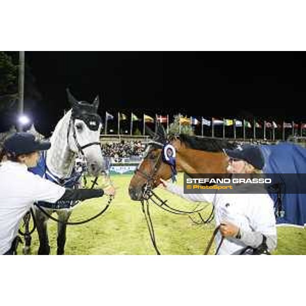 LGCT of Cascais-Estoril - Grand Prix - Prize giving ceremony - Harley v. Heffinck and Rockefeller de Pleville Bois Margot - Cascais-Estoril, Hipodromo Manuel Possolo, 16 June 2018 - ph.Stefano Grasso/LGCT