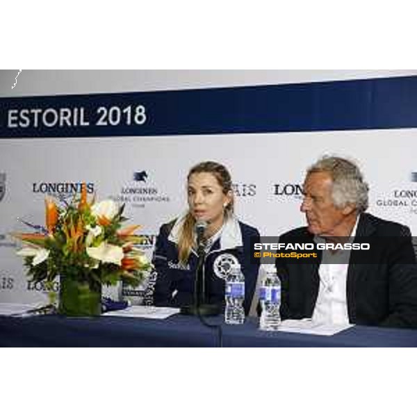 LGCT of Cascais-Estoril - Grand Prix - Press conference - Edwina Tops-Alexander (AUS), Duarte Guedes - Cascais-Estoril, Hipodromo Manuel Possolo, 16 June 2018 - ph.Stefano Grasso/LGCT