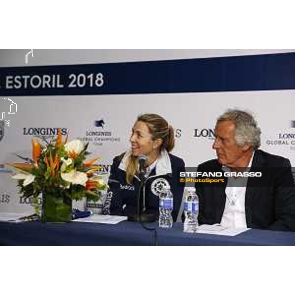 LGCT of Cascais-Estoril - Grand Prix - Press conference - Edwina Tops-Alexander (AUS), Duarte Guedes - Cascais-Estoril, Hipodromo Manuel Possolo, 16 June 2018 - ph.Stefano Grasso/LGCT