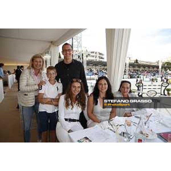 LGCT of Cannes - Anna Kellnerova\' s family and Jessica Kurten - Cannes, Stade des Hesperides, 8 June 2018 - ph.Stefano Grasso/LGCT