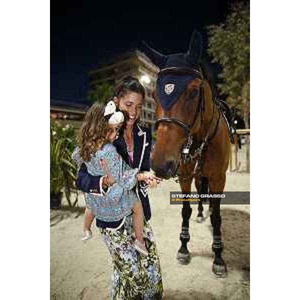 LGCT of Cannes - Monica McCourt and her daughter Luciana - Cannes, Stade des Hesperides, 8 June 2018 - ph.Stefano Grasso/LGCT