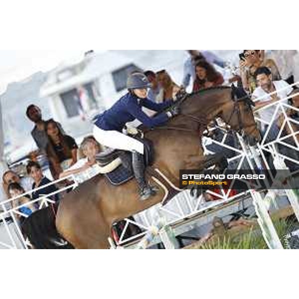 LGCT of Monaco - Anna Kellnerova (CZE) on Silverstone G - Monaco, Port Hercule, 30 June 2018 - ph.Stefano Grasso/LGCT