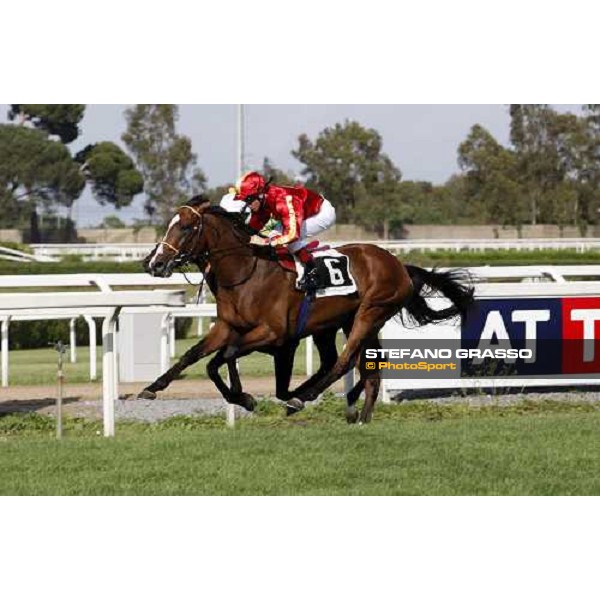 Kerrin Mc Evoy on Saddex wins the Premio Presidente della Repubblica At the Races beating Neil Callan on Pressing Rome, 18th may 2008 ph. Stefano Grasso