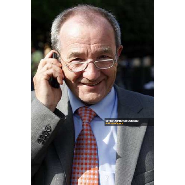 Peter Rau, Saddex\'s trainer after winning the Gran Premio Presidente della Repubblica at the Races Rome, 18th may 2008 ph. Stefano Grasso