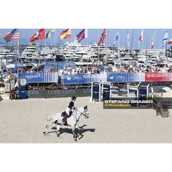 LGCT of Monaco - Class 4 - Jennifer Gates (USA) on Luftikus S - Monaco, Port Hercule, 28 June 2018 - ph.Stefano Grasso/LGCT