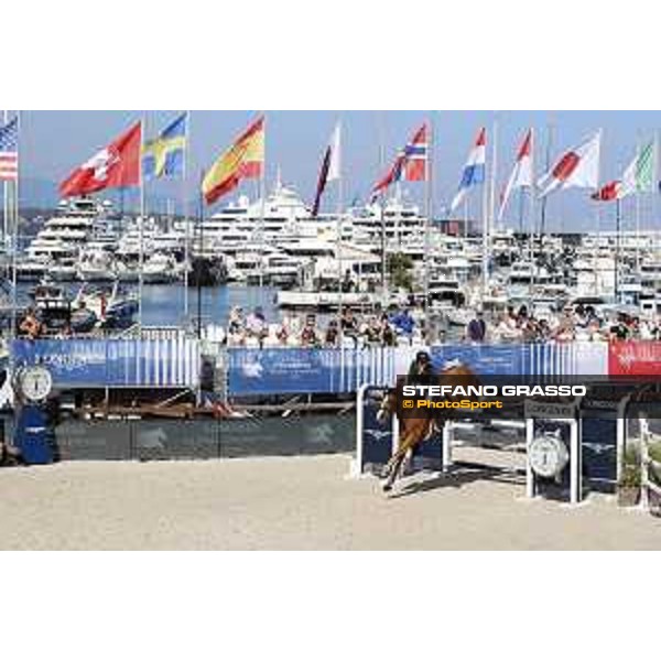 LGCT of Monaco - Class 4 - Simon Delestre (FRA) on Chesall Zimequest - Monaco, Port Hercule, 28 June 2018 - ph.Stefano Grasso/LGCT
