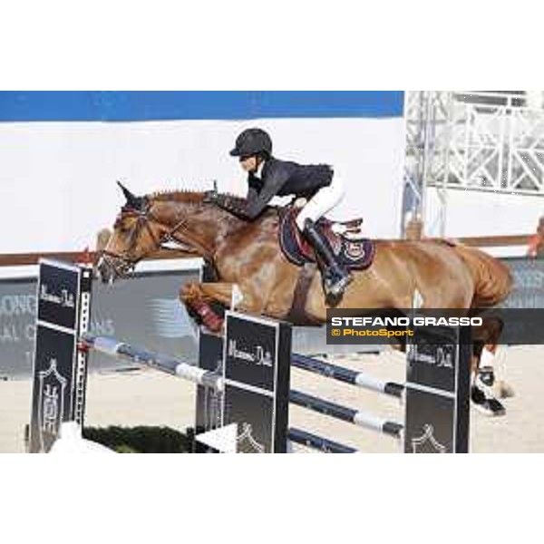 LGCT of Monaco - Class 4 - Megane Moissonier (FRA) on Ultrachic de Charmois - Monaco, Port Hercule, 28 June 2018 - ph.Stefano Grasso/LGCT